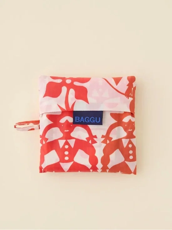 NWT BAGGU Standard Reusable Printed Tote Bag - Cowgirl - Picture 2 of 8